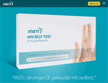 Tablet Screenshot of hiv-zelftest.nl